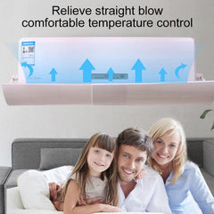 Universal Air Conditioning Wind Deflector for Baby Rooms - Adjustable Wall-Mounted Shield to Prevent Direct Airflow