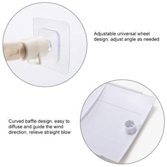 Universal Air Conditioning Wind Deflector for Baby Rooms - Adjustable Wall-Mounted Shield to Prevent Direct Airflow