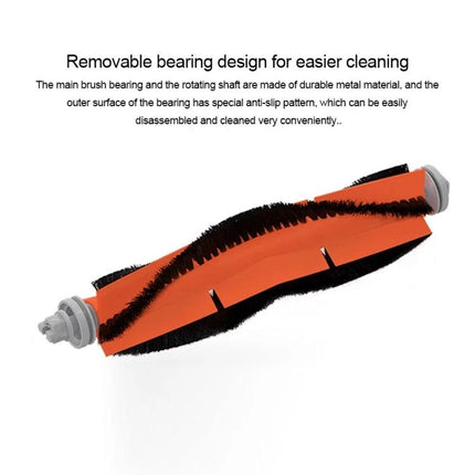 Xiaomi Sweeping Robot Main Brush and Filter Replacement Kit - main brush with removable bearing for easier cleaning, compatible with Xiaomi stone sweeper