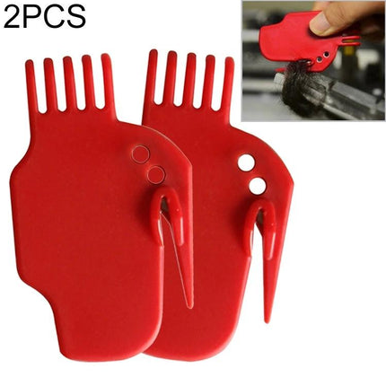 Universal Replacement Flat Brushes for iRobot Roomba, 2 Pack - red replacement flat brushes and cleaning tool for Roomba maintenance