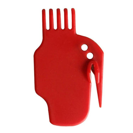 Universal Replacement Flat Brushes for iRobot Roomba, 2 Pack - red cleaning tool for removing debris and hair from Roomba brushes