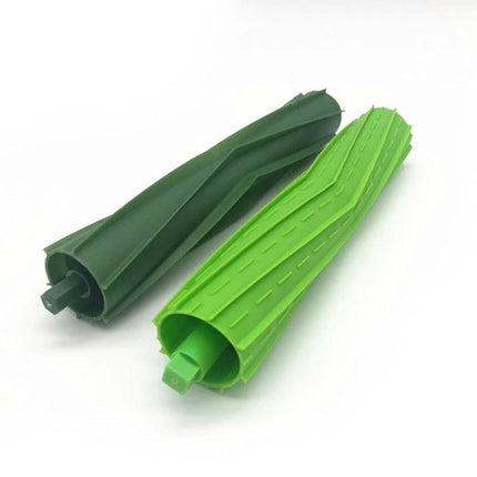 Replacement Brush Set for iRobot Roomba i7, E5, and E6 Models - green rubber roller brushes for vacuum maintenance