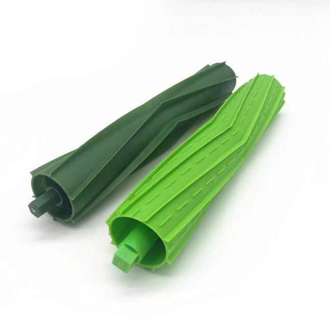 Replacement Brush Set for iRobot Roomba i7, E5, and E6 Models - green rubber roller brushes for vacuum maintenance