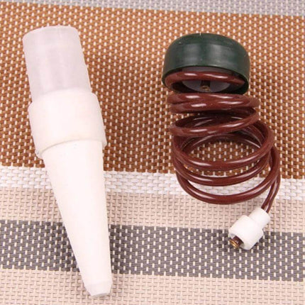 2 Pack Automatic Plant Watering Drip Kit For Potted Plants - white porcelain irrigation tip and tubing components shown