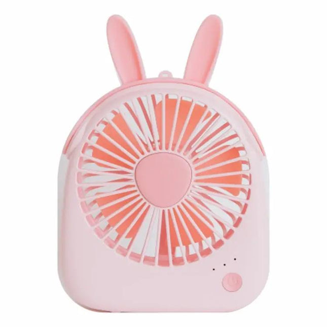 Rabbit Shape Mini Portable Fan For Desk And Travel With 1200mAh Battery