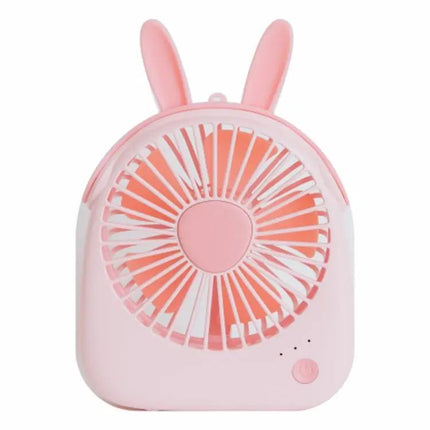 Rabbit Shape Mini Portable Fan For Desk And Travel With 1200mAh Battery