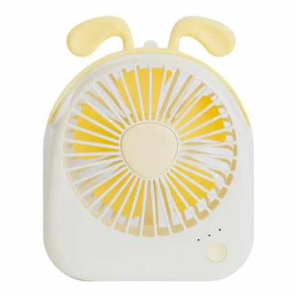Rabbit Shape Mini Portable Fan For Desk And Travel With 1200mAh Battery