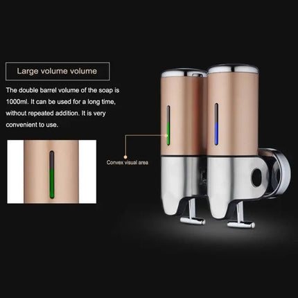 Wall Mounted Refillable Soap Dispenser For Bathroom