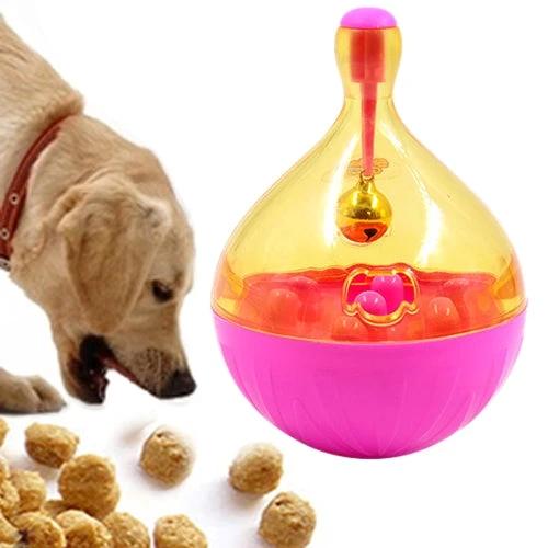 Daily interactive toy ball for dog training and playtime sessions - treat-dispensing wobble toy for mental stimulation and slow feeding