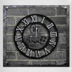 Rome Number  50cm / Silver