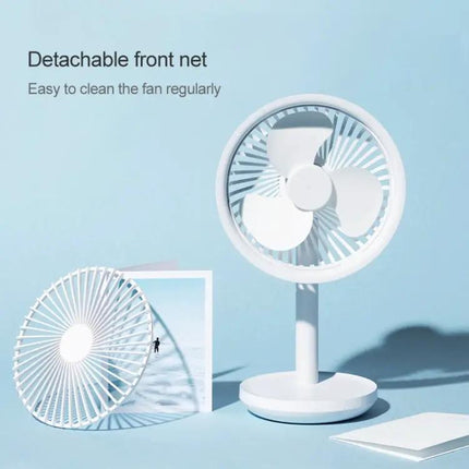SOLOVE Mini USB Rechargeable Desk Fan For Dormitory And Office