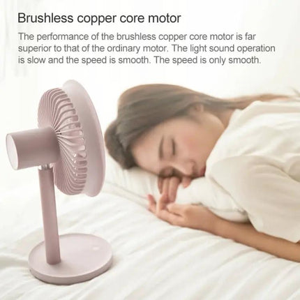 SOLOVE Mini USB Rechargeable Desk Fan For Dormitory And Office