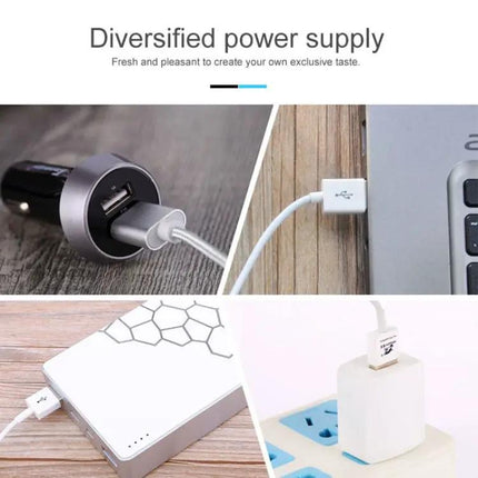 Mini Hanging Neck Fan With LED Light For Outdoor Hands Free