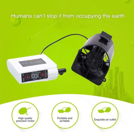Mini Wearable USB Waist Fan For Personal Cooling Comfort