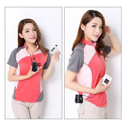 Mini Wearable USB Waist Fan For Personal Cooling Comfort