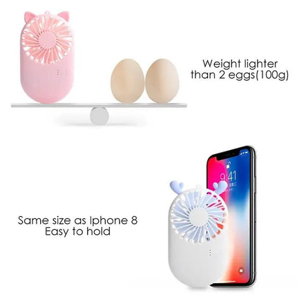 Compact Portable USB Mini Fan for Everyday Cooling Use
