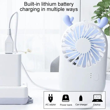 Compact Portable USB Mini Fan for Everyday Cooling Use