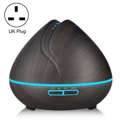 Peach Shape Wood Grain Ultrasonic Humidifier for Aromatherapy