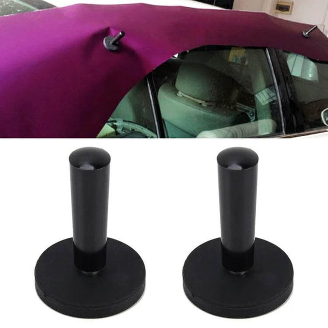 Black Vehicle Magnet Holder for Graphic Sign Application used to hold vinyl graphics steady on car during installation