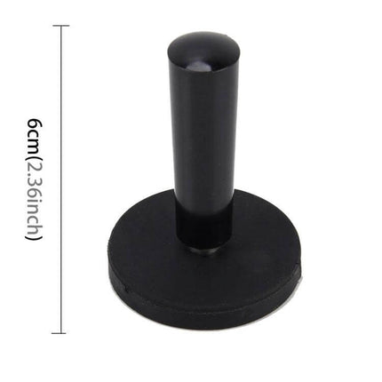 Black Vehicle Magnet Holder for Graphic Sign Application, 2.36in tall black magnetic holder for positioning vinyl graphics on vehicle surfaces