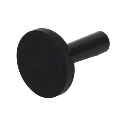 Black Vehicle Magnet Holder for Graphic Sign Application - black round magnet tool for steadying vinyl graphics during vehicle sign installation