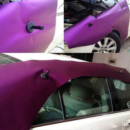 Black Vehicle Magnet Holder for Graphic Sign Application used to steady vinyl during car wrap installation