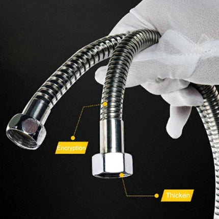 Durable Shower Hose for Everyday Home Bathing Routines - stainless steel outer pipe with PVC anti-burst inner pipe, leak-resistant replacement