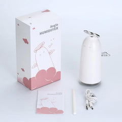 Mini Angel Mist Humidifier with Color Changing Night Lights and 230mL Water Tank