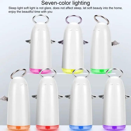 Mini Angel Atomizing Humidifier With Colorful Night Lights