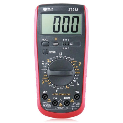 Versatile Digital Multimeter for Everyday Electrical Testing - handheld multimeter measuring voltage current resistance for home repairs and electronics