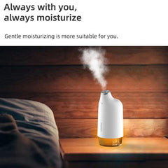 Portable 2.5W Spray Humidifier with Soothing Ambient Light