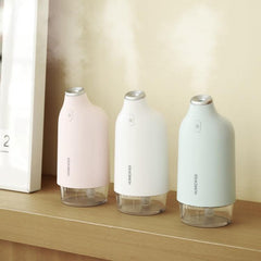 Portable 2.5W Spray Humidifier with Soothing Ambient Light