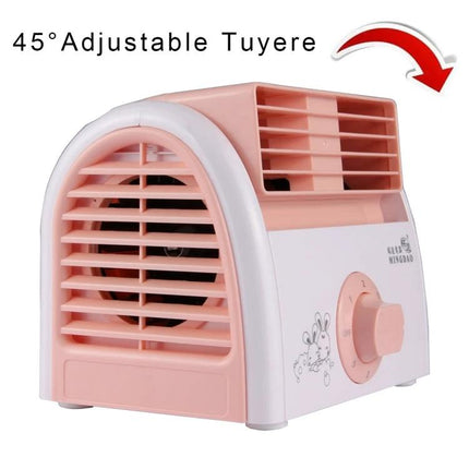Bladeless Mini Desktop Fan for Quiet Everyday Cooling in Homes - Pink 45° Adjustable Angle Quiet Home Office Fan