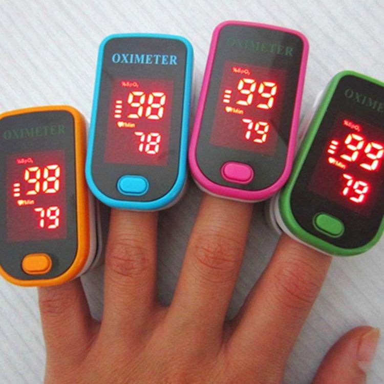 Portable LED Finger Pulse Oximeter with HD Display - Blood Oxygen and Pulse Rate Monitor