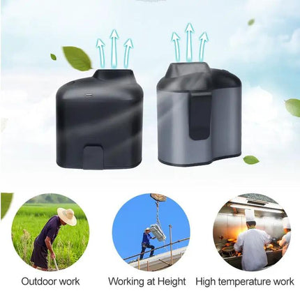 Portable Hanging Waist USB Fan With Three Speeds For Personal Cooling