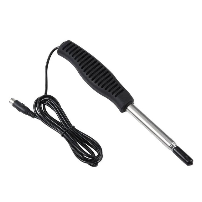 Benetech Handheld Thermal Probe for Wind Speed Monitoring telescoping probe with rubber grip and cable for duct and fan airflow testing