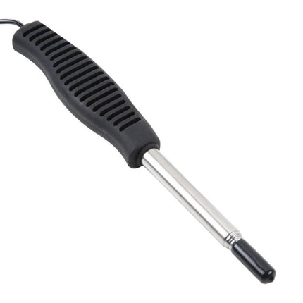 Benetech Handheld Thermal Probe for Wind Speed Monitoring - telescoping stainless probe with ergonomic grip for duct and fan airflow checks