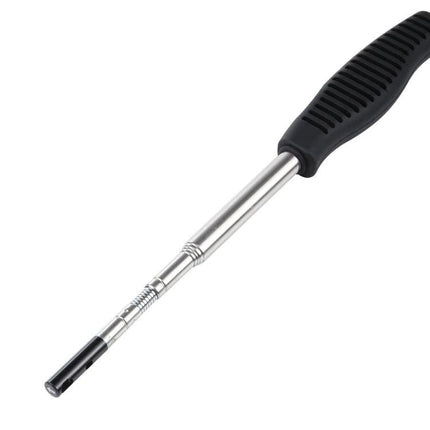 Benetech Handheld Thermal Probe for Wind Speed Monitoring telescoping probe with stainless shaft and rubber grip for airflow and temperature checks