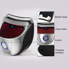 HJ-2018 Rechargeable Men's Electric Hair Clipper with Rinseable Blade and Styling Accessories, Standard Version, CN Plug