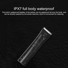 Xiaomi Youpin RIWA RE-6110 Rechargeable Electric Hair Trimmer with Waterproof Design and Variable Speed Settings