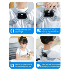 Correcteur de posture intelligent Rappel de posture intelligent pour adulte et enfant Entraîneur de posture