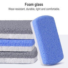 Dual-Color Foot Exfoliator Foam Glass Rubbing Stone, Assorted Colors