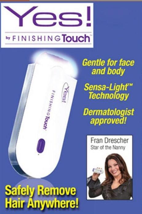 Induction Rechargeable Laser Hair Removal Epilator for Women - Yes Finishing Touch, EU Plug