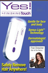 Induction Rechargeable Laser Epilator for Women - Yes Finishing Touch Hair Removal Device with UK Plug