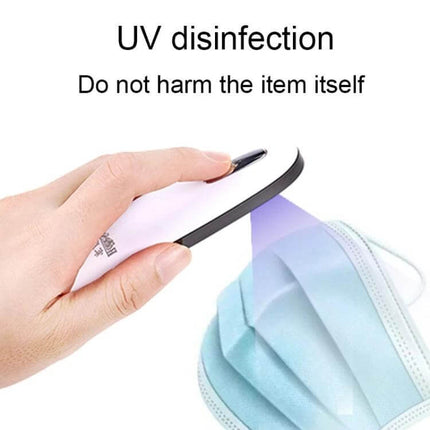 Portable UVC LED Light Sterilizer Handheld Disinfection Lamp sanitizing face mask with handheld UV-C light