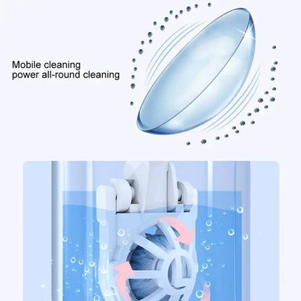 Eyekan Ultrasonic Lens Cleaner For Beauty Lenses, Automatic Cleaning