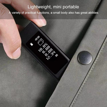 Xiaomi Youpin DUKA LS5 Touch Screen Laser Distance Measurer compact OLED display in pocket, handheld for home renovation and construction