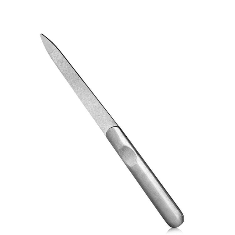 Polished Stainless Steel Nail File - 95mm Length