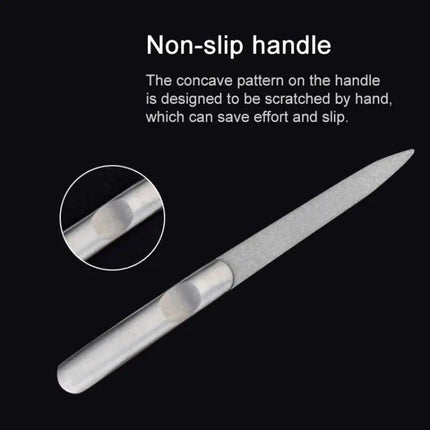 Stainless Steel Nail File 95mm For Everyday Nail Care