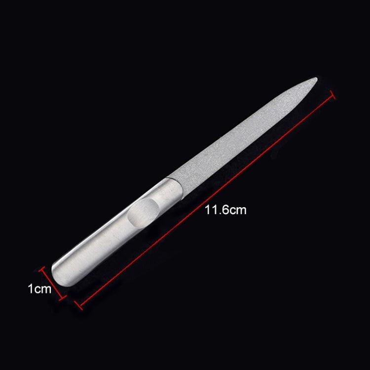 Polished Stainless Steel Nail File - 95mm Length